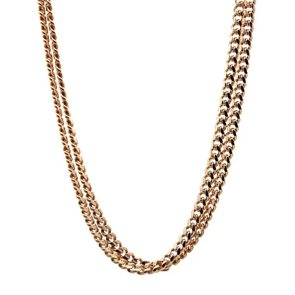 18K Yellow Gold Curb Link Chain Jaymark Jewelers Cold Spring, NY