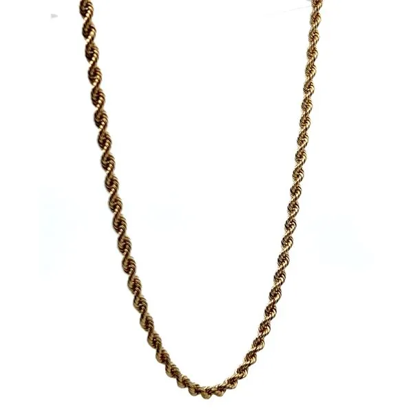 14K Yellow Gold Rope Chain Image 2 Jaymark Jewelers Cold Spring, NY