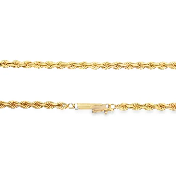 14K Yellow Gold Rope Chain Jaymark Jewelers Cold Spring, NY