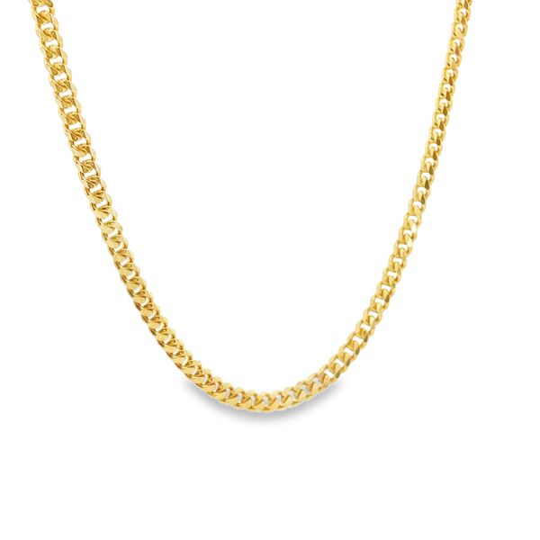 18K Yellow Gold Solid Curb Chain Jaymark Jewelers Cold Spring, NY