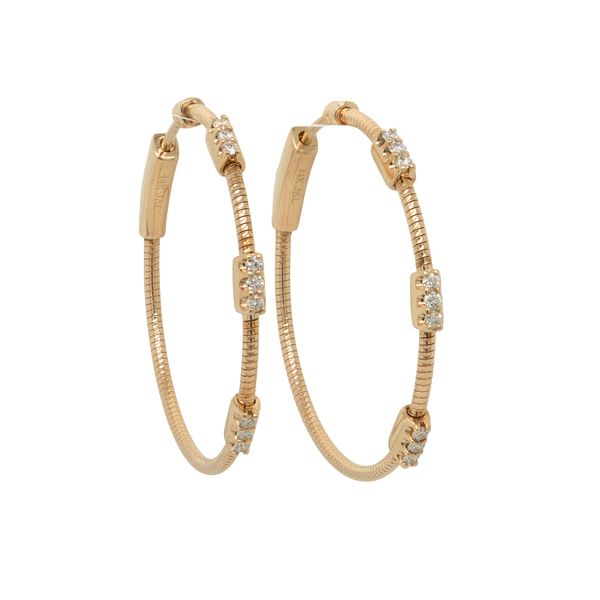 .27cttw Diamond Hoop Earrings Jayson Jewelers Cape Girardeau, MO