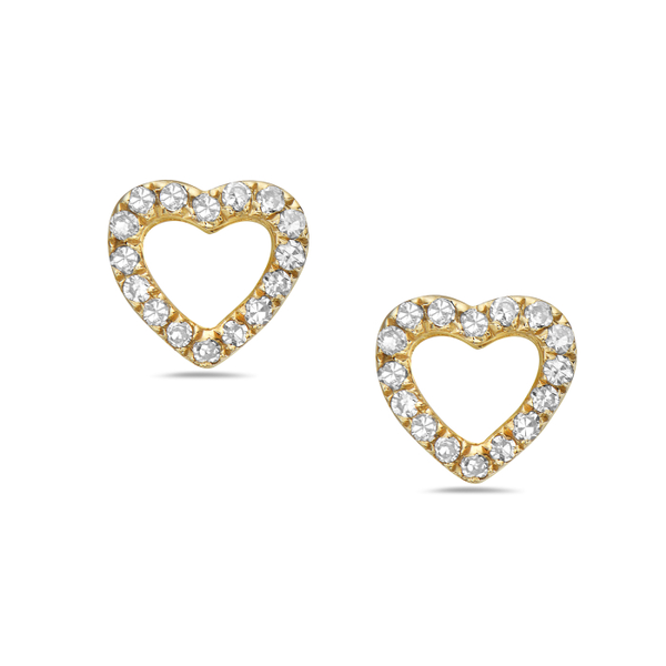 .08cttw Diamond Heart Earrings Jayson Jewelers Cape Girardeau, MO