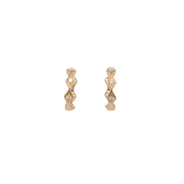  .07cttw Diamond Huggie Hoop Earrings Jayson Jewelers Cape Girardeau, MO
