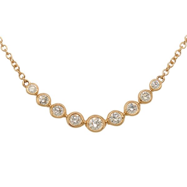 Bezel Set Diamond Necklace Jayson Jewelers Cape Girardeau, MO
