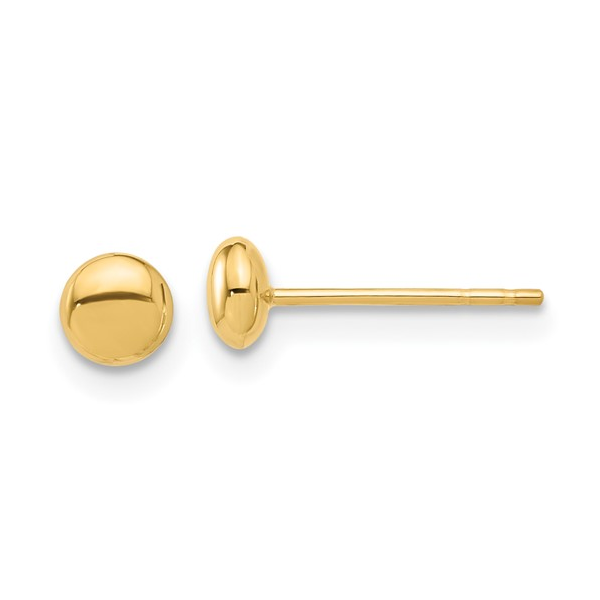 Gold Button Post Earrings Jayson Jewelers Cape Girardeau, MO