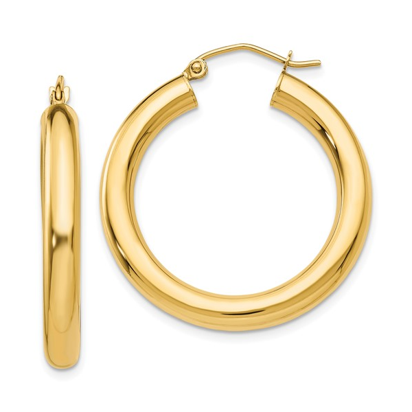 Gold Wide Hoop Earrings Jayson Jewelers Cape Girardeau, MO