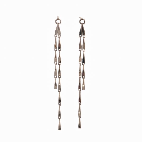 2 Strand Dangle Silver Earrings Jayson Jewelers Cape Girardeau, MO