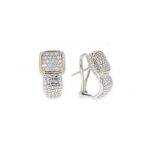 .57cttw Cluster Diamond Silver Earrings Jayson Jewelers Cape Girardeau, MO