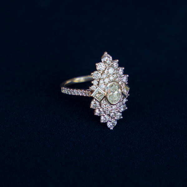 Estate Diamond Fashion Ring Image 2 Jayson Jewelers Cape Girardeau, MO