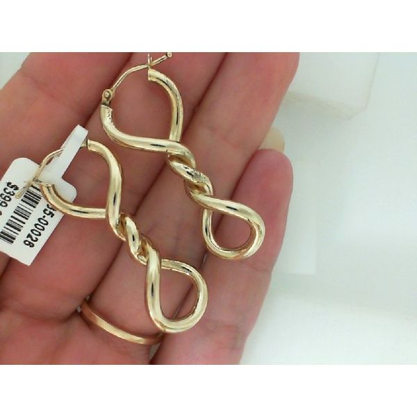 Estate 14KT Yellow Gold Twisted Earrings Jayson Jewelers Cape Girardeau, MO