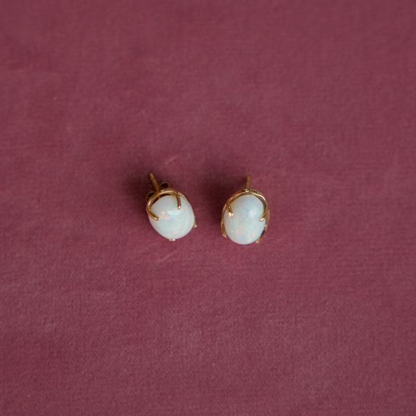 Opal Estate Earrings Image 2 Jayson Jewelers Cape Girardeau, MO