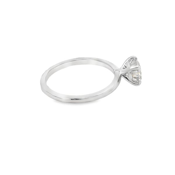 Ladies White 14 Karat Engagement Ring With 1.04Tw Round Brown Diamond Image 3 Jeff Dennis Jewelers Gardendale, AL