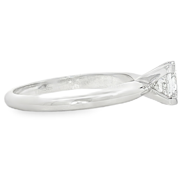 14kt White Gold .96ct Princess Cut Diamond that is SI2 in Clarity and I in Color Image 2 Jeff Dennis Jewelers Gardendale, AL