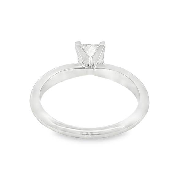 14kt White Gold .96ct Princess Cut Diamond that is SI2 in Clarity and I in Color Image 3 Jeff Dennis Jewelers Gardendale, AL