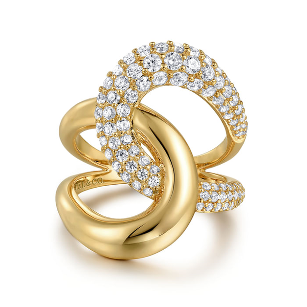 14K Yellow Gold 1.06ct tw Diamond Fashion Ring Jeff Dennis Jewelers Gardendale, AL