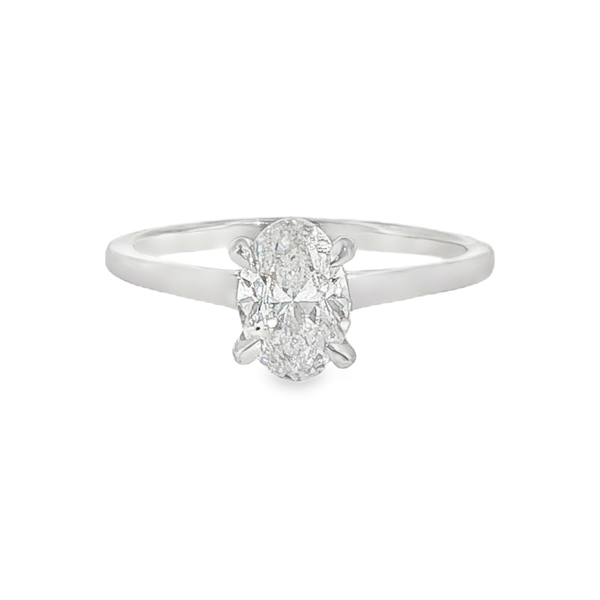 14K White Gold Solitaire Ring Jeff Dennis Jewelers Gardendale, AL