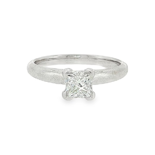14K White Gold Solitaire Ring Jeff Dennis Jewelers Gardendale, AL