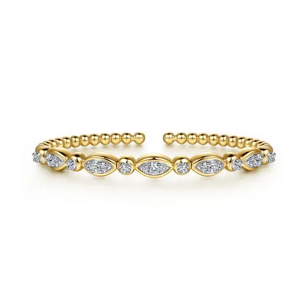 14K Yellow Gold Bangle Bracelet Jeff Dennis Jewelers Gardendale, AL