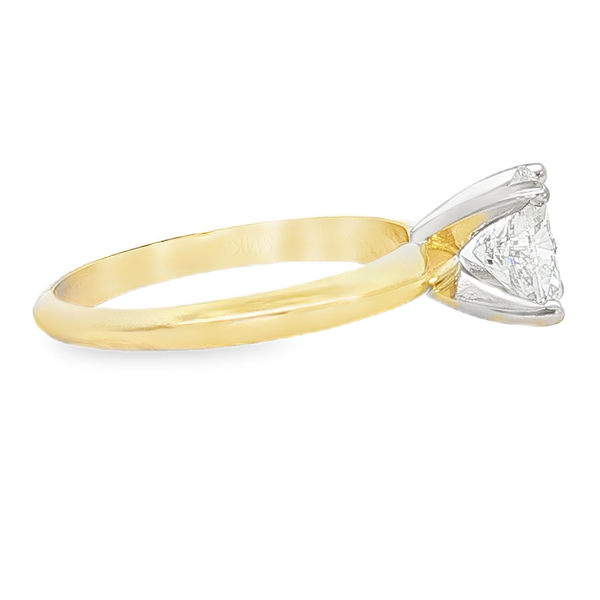 14K Yellow Gold 1.01ct Oval Diamond Engagement Ring  that is I1 in Clarity and H in Color Image 2 Jeff Dennis Jewelers Gardendale, AL