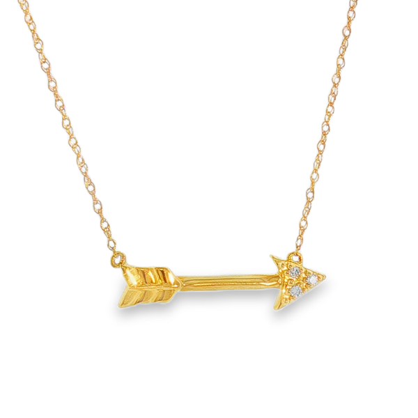 14KY .03ct tw Round Diamonds Necklace Jeff Dennis Jewelers Gardendale, AL