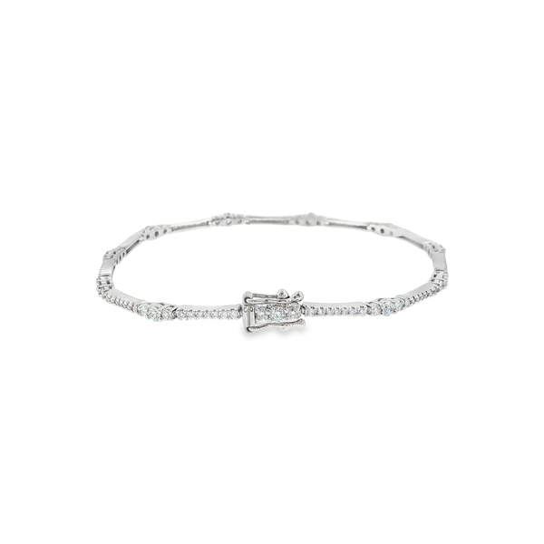 14KW 1.51ct tw Round Diamond Fashion Bracelet Jeff Dennis Jewelers Gardendale, AL
