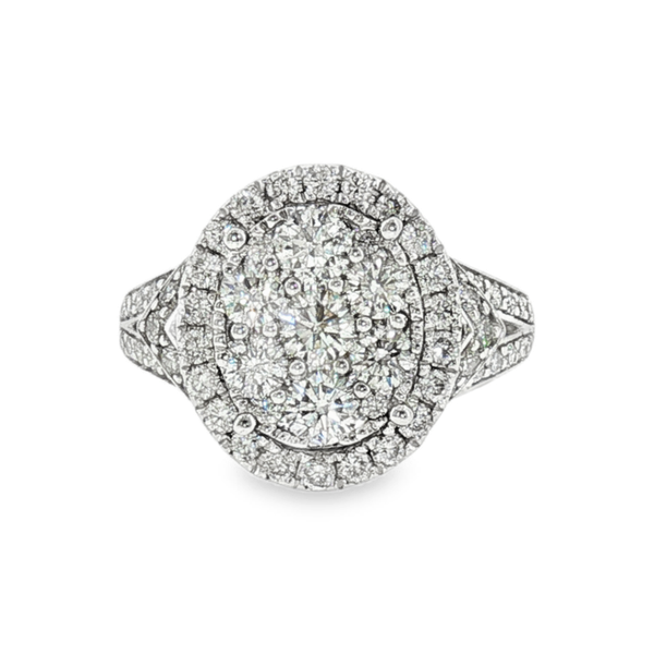 14kt White Gold 2.00ct tw Round Diamonds Fashion Ring Jeff Dennis Jewelers Gardendale, AL