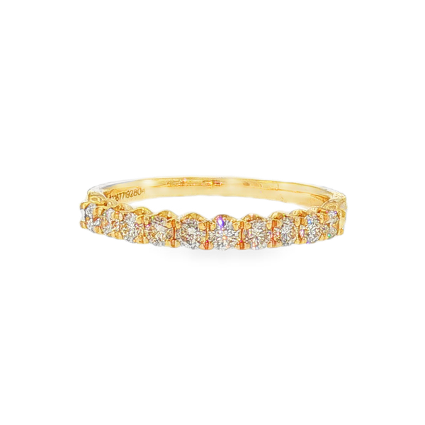 14kt YG .50ct tw Diamond Anniversary Ring Jeff Dennis Jewelers Gardendale, AL