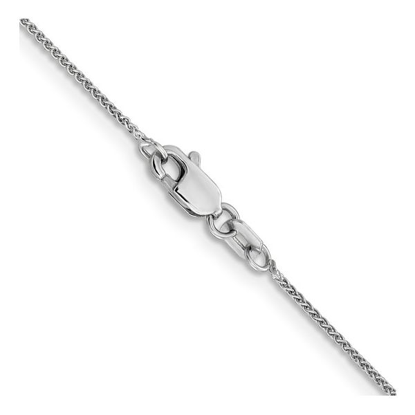 14KT WHITE GOLD .8MM BABY WHEAT CHAIN 18 inch Jeff Dennis Jewelers Gardendale, AL