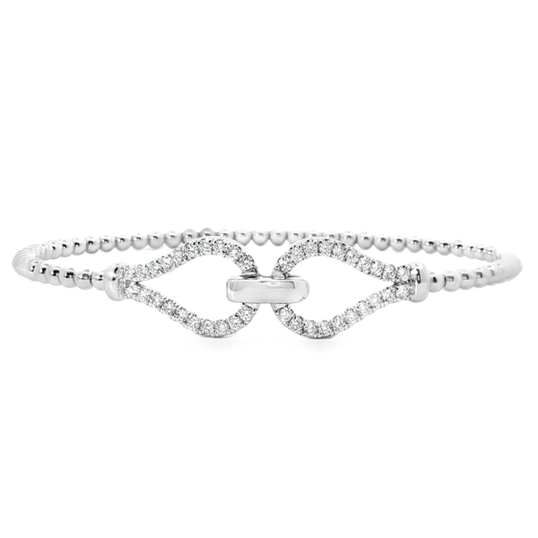 14kt white gold .74ct tw SI1 in clarity and G in color Diamond Bangle. Bujukan Collection
Serial No. S2258193 Jeff Dennis Jewelers Gardendale, AL