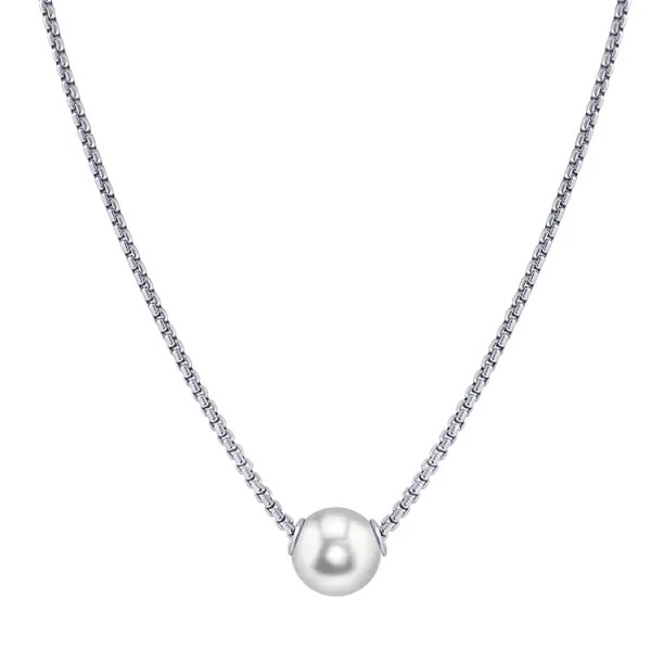 Sterling Silver Freshwater Pearl Solitaire Necklace Jeff Dennis Jewelers Gardendale, AL