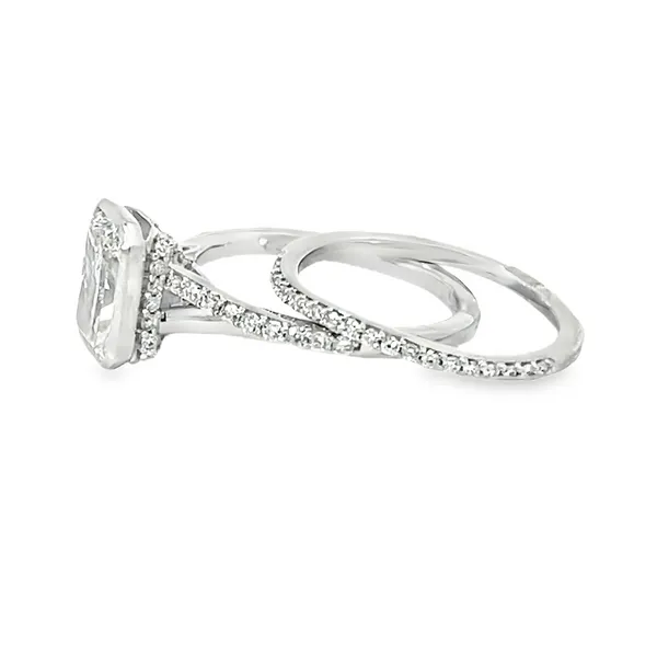 Lab Grown Diamond Wedding Set Image 2 Jeff Dennis Jewelers Gardendale, AL