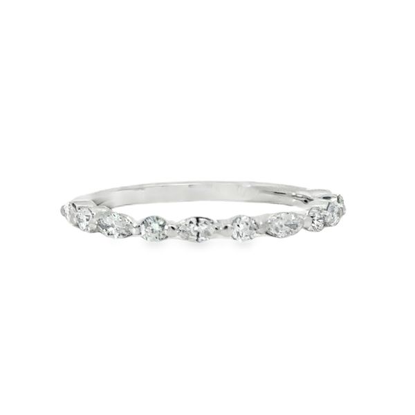 14K White Gold Anniversary Band Ring Jeff Dennis Jewelers Gardendale, AL