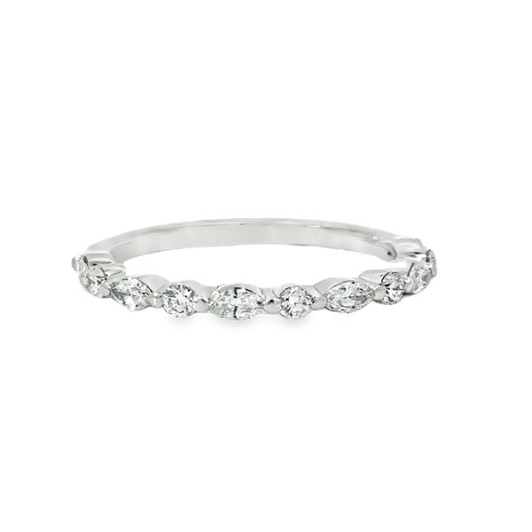 14K White Gold Anniversary Band Ring Jeff Dennis Jewelers Gardendale, AL