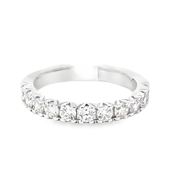 14K White Gold Anniversary Band Ring Jeff Dennis Jewelers Gardendale, AL