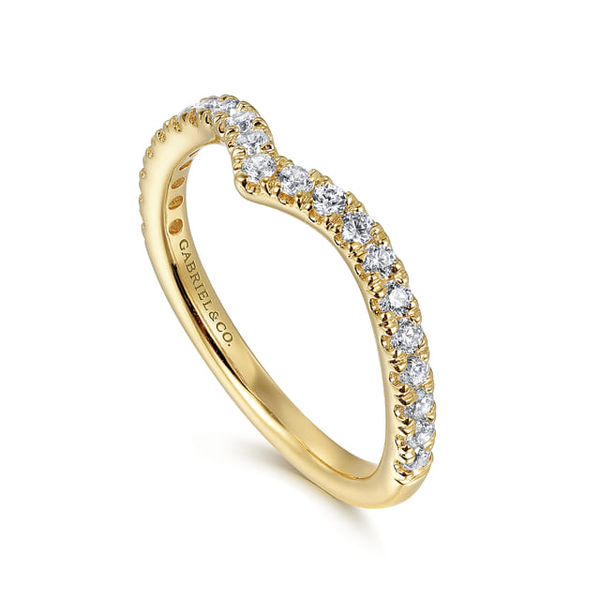 Ladies Yellow 14 Karat Anniversary Ring With  0.38ct tw Round G/H  in color and Si2 in clarity Diamonds Image 2 Jeff Dennis Jewelers Gardendale, AL