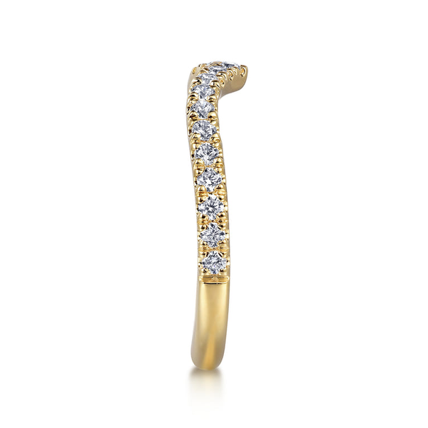 Ladies Yellow 14 Karat Anniversary Ring With  0.38ct tw Round G/H  in color and Si2 in clarity Diamonds Image 3 Jeff Dennis Jewelers Gardendale, AL