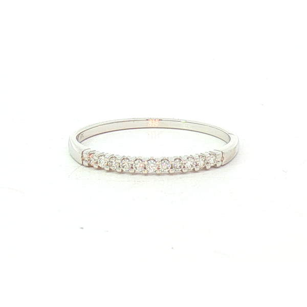 14K White Gold Anniversary Band Ring Jeff Dennis Jewelers Gardendale, AL