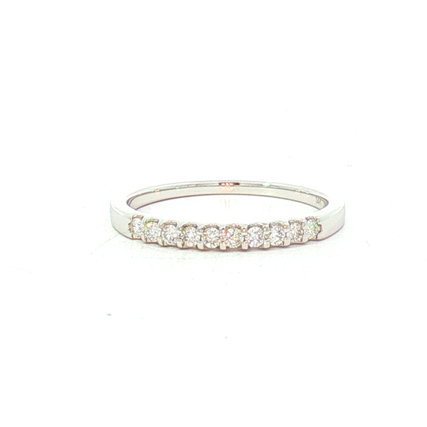 14K White Gold Anniversary Band Ring Jeff Dennis Jewelers Gardendale, AL