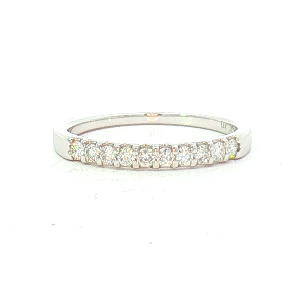 14K White Gold Anniversary Band Ring Jeff Dennis Jewelers Gardendale, AL