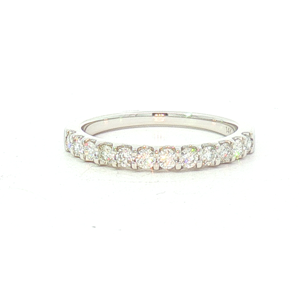 14K White Gold Anniversary Band Ring Jeff Dennis Jewelers Gardendale, AL