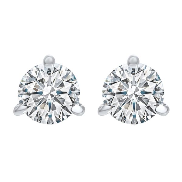 14K White Gold Stud Earrings Jeff Dennis Jewelers Gardendale, AL