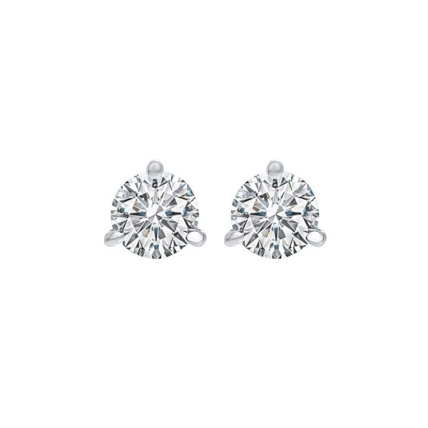 14K White Gold Stud Earrings Jeff Dennis Jewelers Gardendale, AL