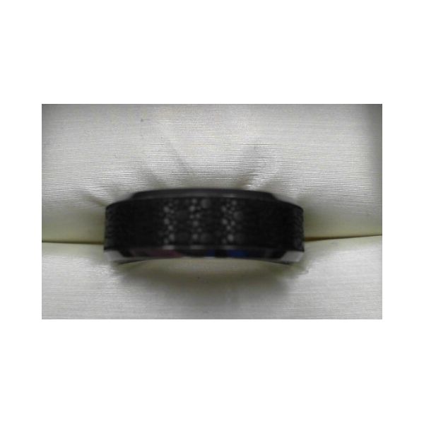 Gent's Tantalum & Carbon Fiber Wedding Bands Image 2 Jeff Dennis Jewelers Gardendale, AL