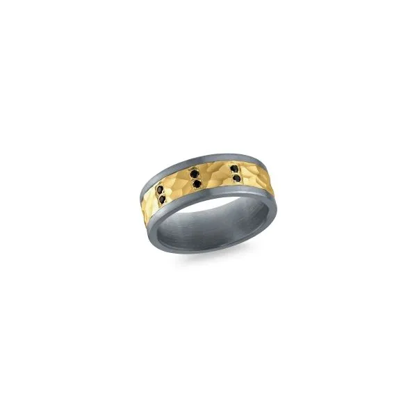 Men's Alternative Metal Wedding Band Jeff Dennis Jewelers Gardendale, AL