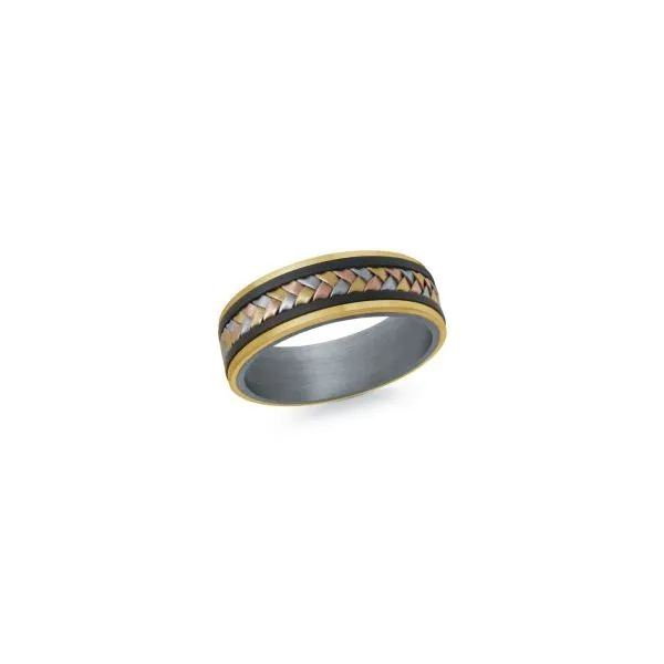 Men's Alternative Metal Wedding Band Jeff Dennis Jewelers Gardendale, AL