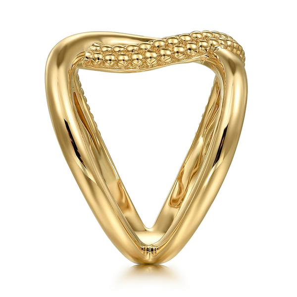 Ladies Yellow 14 Karat Bujukan Twisted Fashion Ring Image 3 Jeff Dennis Jewelers Gardendale, AL