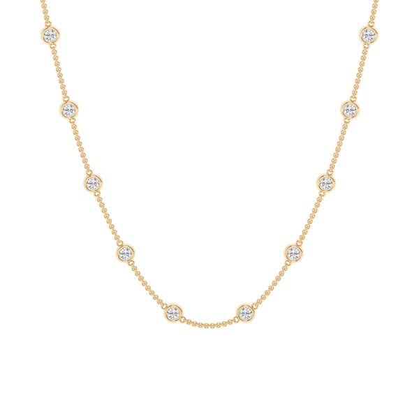 Diamonds by the Yard Necklace in Yellow Gold Jeffrey Mann Fine Jewelers, Inc Toledo, OH