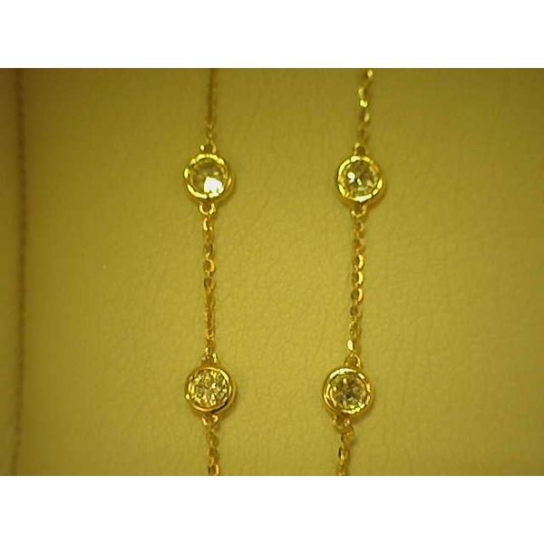 Diamonds by the Yard Necklace on Yellow Gold 18