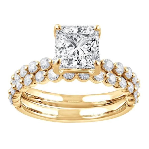 Princess Cut Diamond Ring in Yellow Gold Jeffrey Mann Fine Jewelers, Inc Toledo, OH