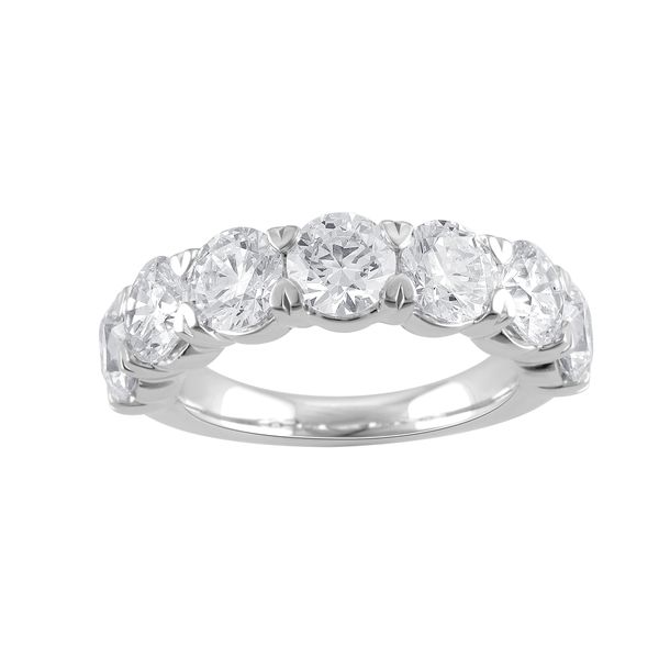 Seven Stone Round Brilliant Diamond Band Jeffrey Mann Fine Jewelers, Inc Toledo, OH